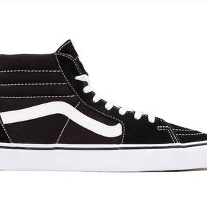 Vans Sk-8 Hi black  and White High-Top Sneakers W 5.5/M 4 barely worn